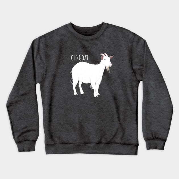 Old Goat Crewneck Sweatshirt by ahadden